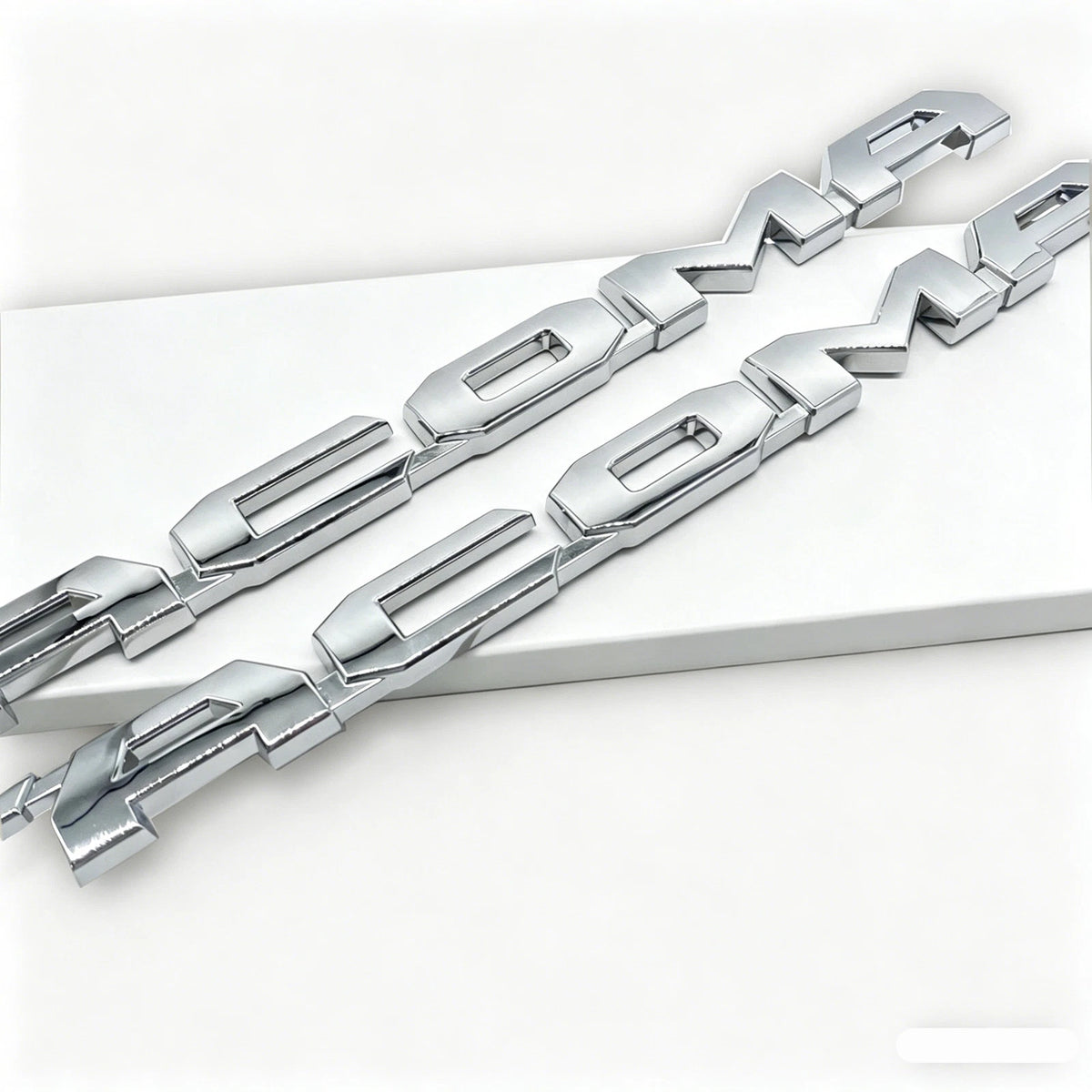 2Pcs Set Door Side Emblem for Tacoma (2016–2024) Chrome Nameplate Badge