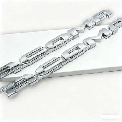 2Pcs Set Door Side Emblem for Tacoma (2016–2024) Chrome Nameplate Badge