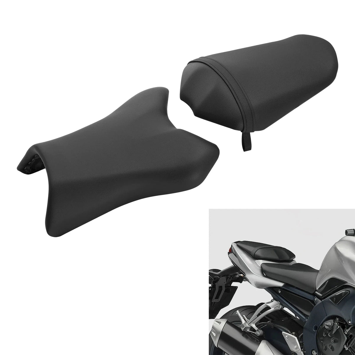 Driver & Passenger Seat for Yamaha FZ1 Fazer FZ1-S (2006–2015)