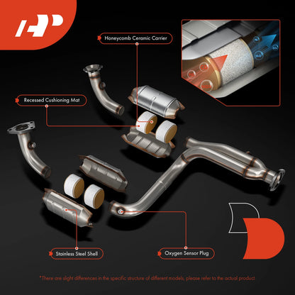 Front Catalytic Converter for Subaru Legacy Outback (2015–2019) 44620AD82A, 44620AD82B, 44620AD82C, 644079