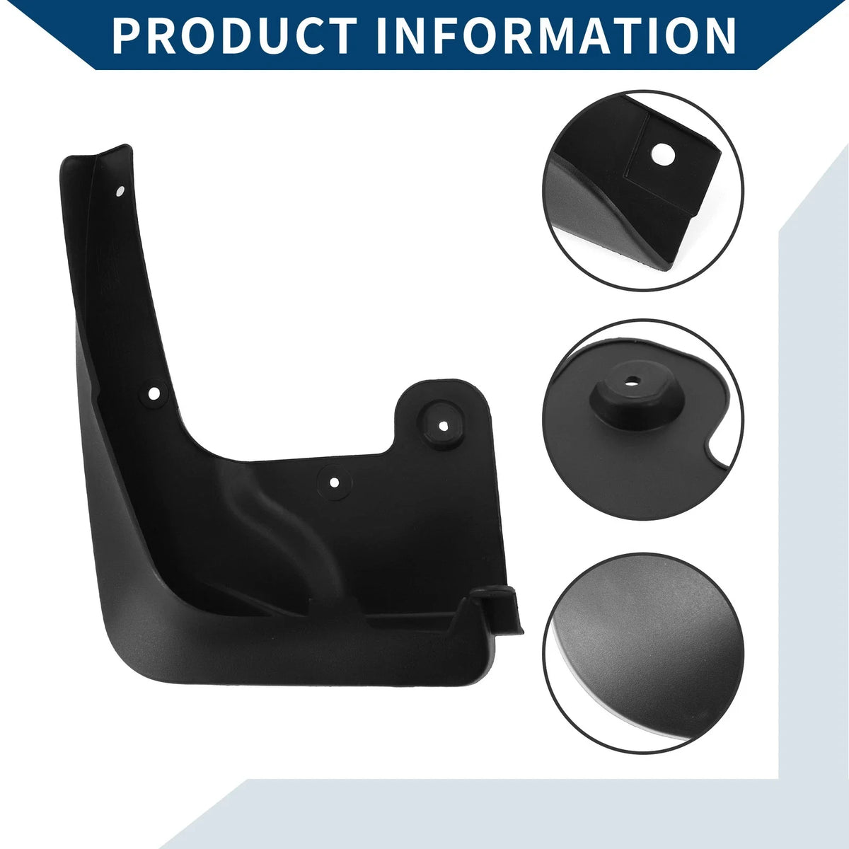 Set of 2 Mud Flaps Splash Guards for BMW X4 M Sport F26 (2014–2018)