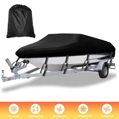 Heavy Duty Boat Cover for V-Hull (2020–2022) UV Waterproof Trailerable