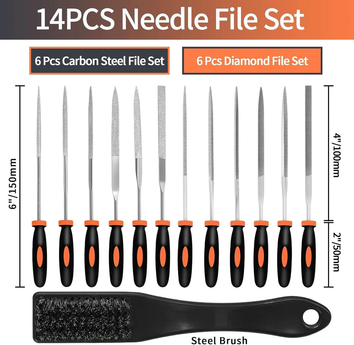 14PCS Needle File Set for Jewelry Making and Metalworking