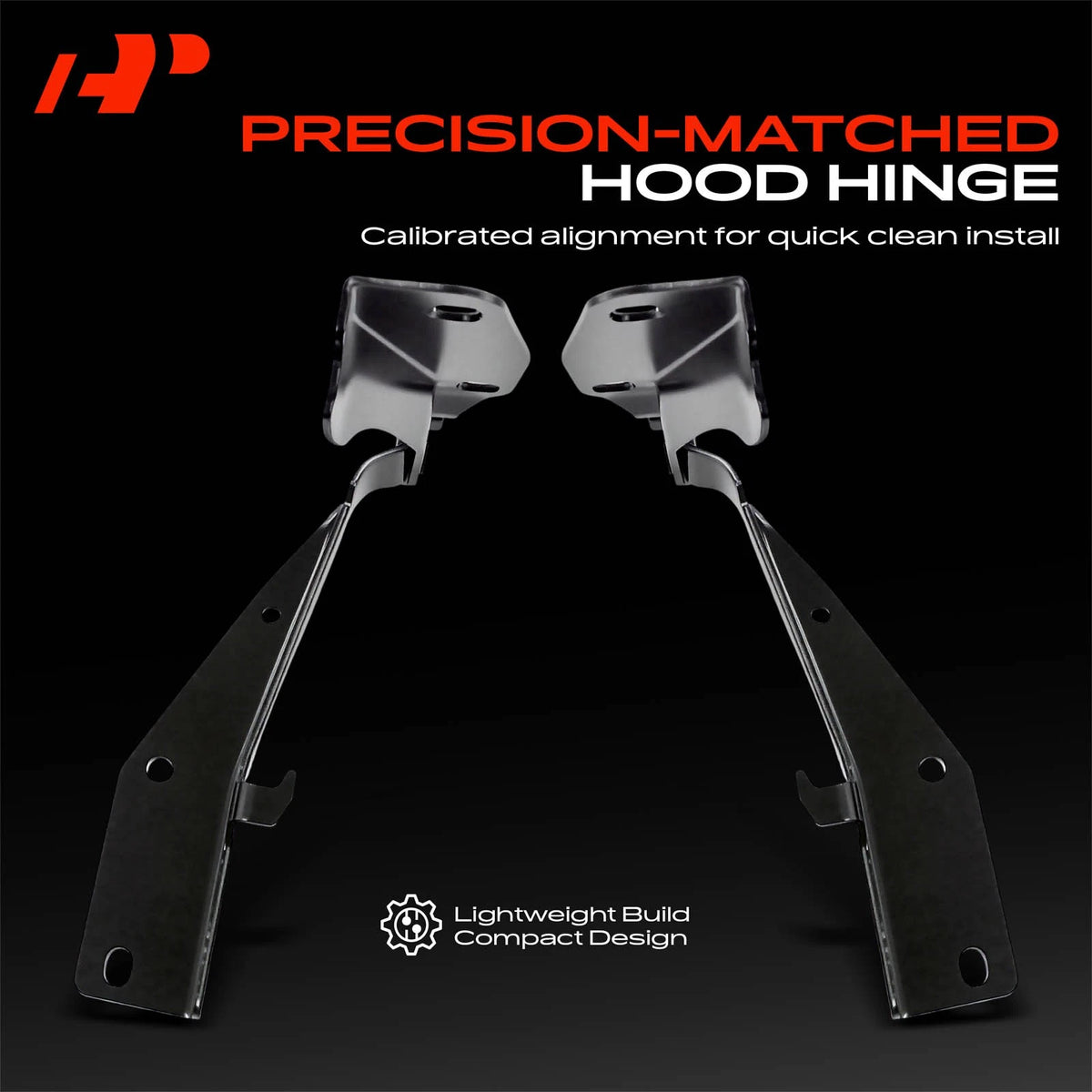 2X Hood Hinge for Nissan Sentra (2007–2012) - 65401ET030, 65400ET030, NI1236130, NI1236131