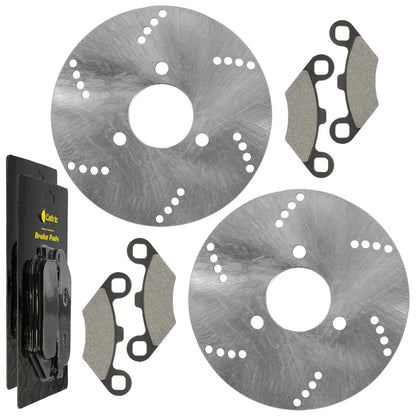 Rear Brake Disc & Pads for Polaris Xpedition 325 425 (2000) DS192 MP116 HD