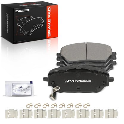 Set of 4 Front Side Ceramic Brake Pads for Toyota C-HR (2018–2022) D2065