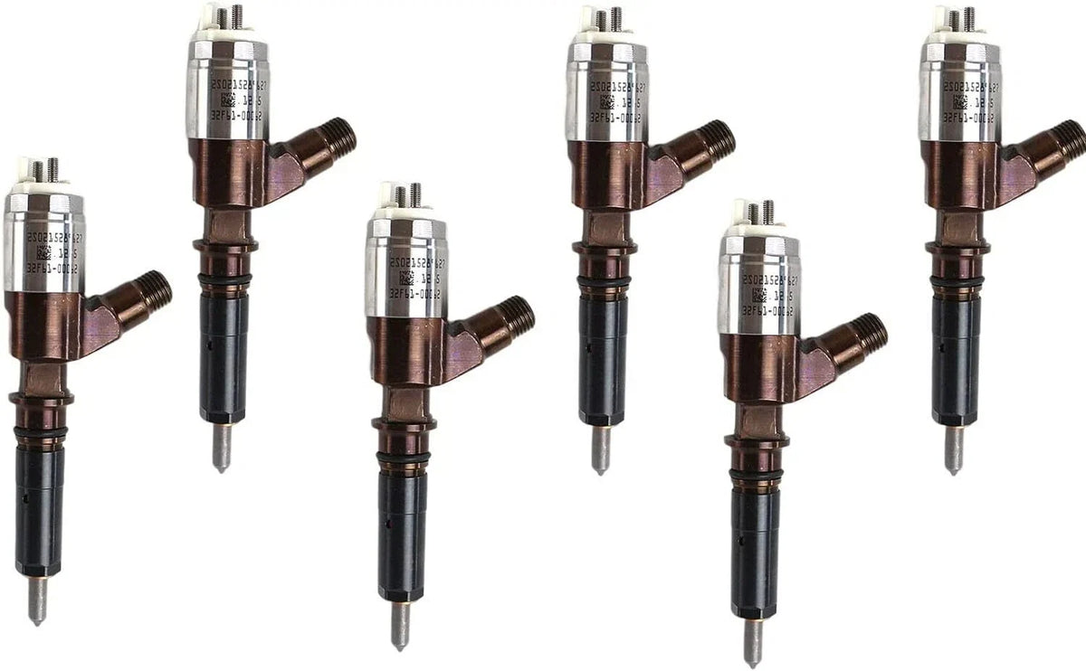 6X Fuel Injector 2465A753 for Caterpillar CAT Perkins C6.6 (2010–2023)