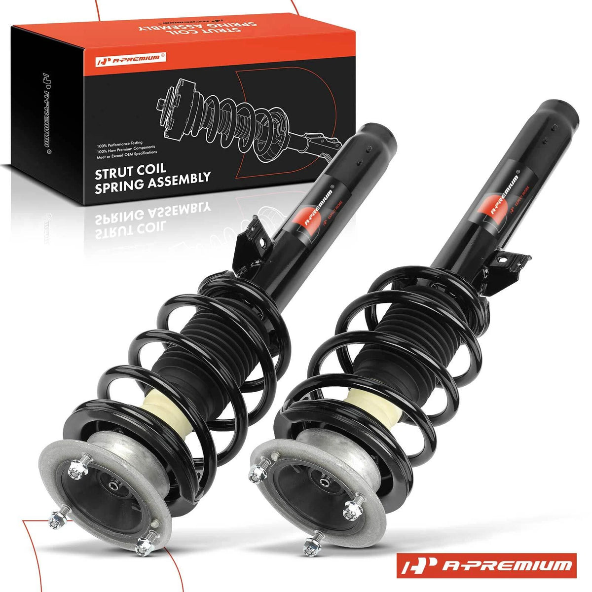 Front Strut Coil Spring Assembly for BMW X1 (2013–2015) 18-920694, 18-920693, 1335807L, 1335807R