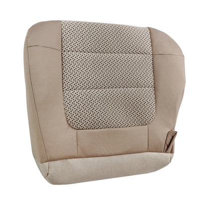 Brown Two-Tone Fabric Seat Cover for Ford F150 XLT (2000–2003)