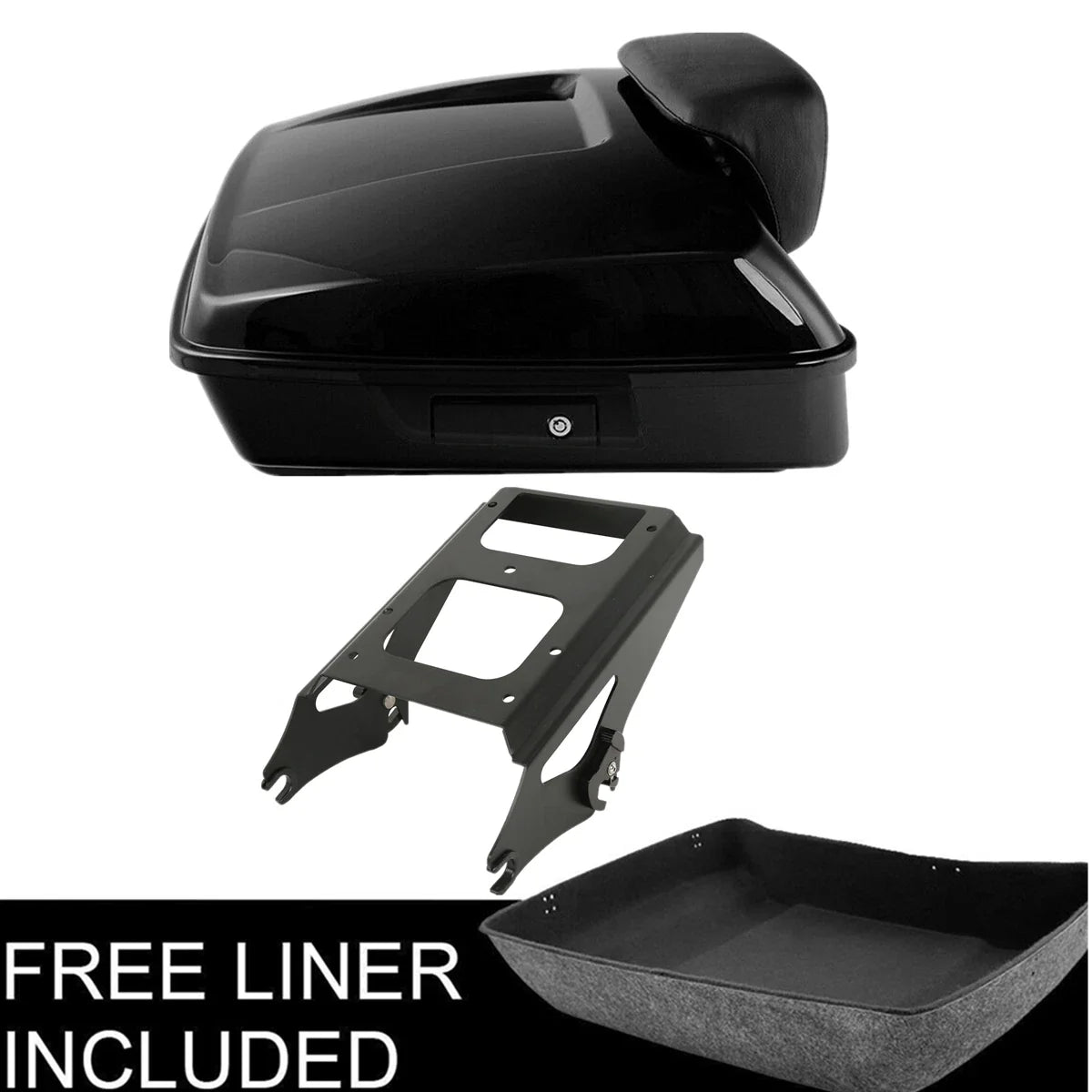 Trunk Pad Mount Rack for Harley Street Road Glide (2009–2013)