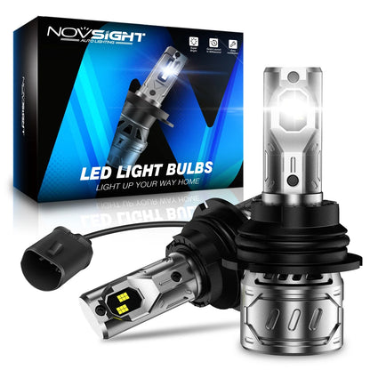 2X NOVSIGHT 9004 LED Headlight Bulbs 20000lm 6500K High Low Beam