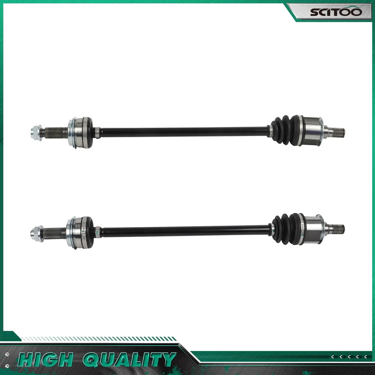 Set of 2 CV Axles for Acura MDX (2016–2018) & Honda Ridgeline (2017–2023)