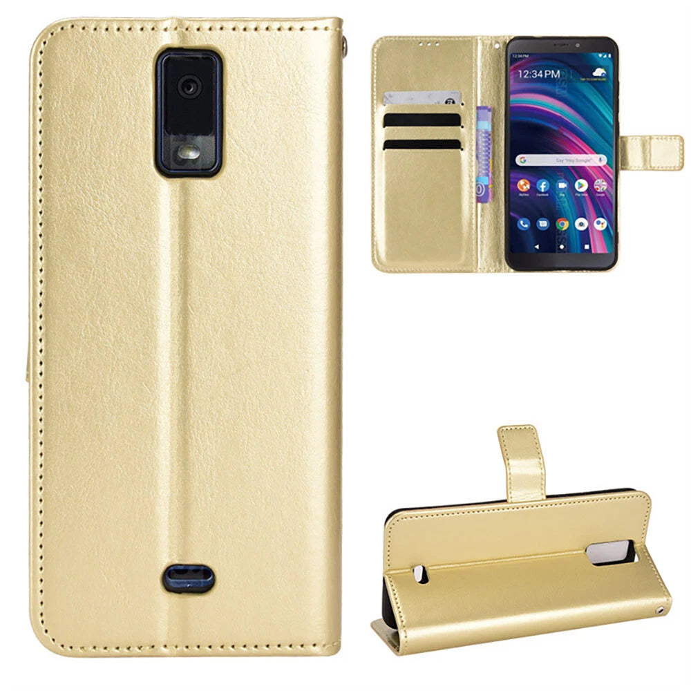 Wallet Pouch Case for Blu View 2 B131DL B130DL (2022)