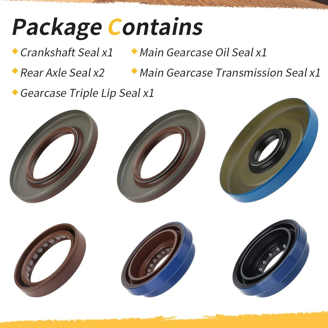 Rear Transmission Seal Kit for Polaris General RZR Ranger ACE 900 1000 (2016–2023)