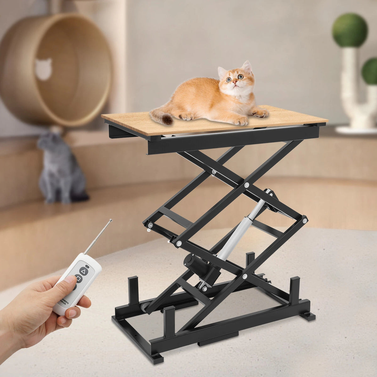 Electric Scissor Lift Table for Adjustable Height (180lbs Capacity)