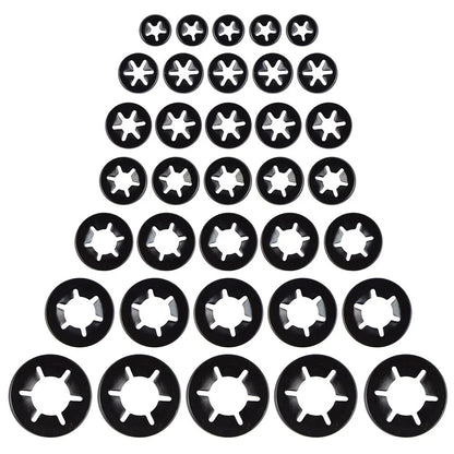 Set of 12 Flat Head Uncapped Bolt Screw Nut Washer Assortment for M3 M4 M5 M6 M8 M10 M12
