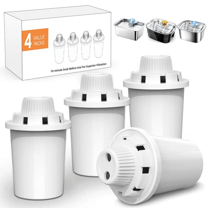 Set of 4 Large Dog Water Fountain Filters for PETNF 3