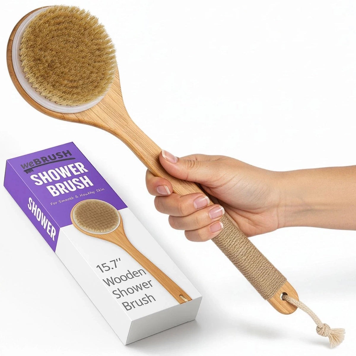 Bath Body Brush Exfoliating Back Scrubber for Women & Men