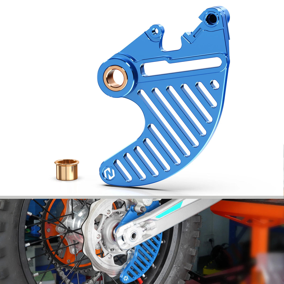 Rear Brake Disc Guard for Husqvarna TE FE 125 150 250 300 350 450 501 (2014–2026)
