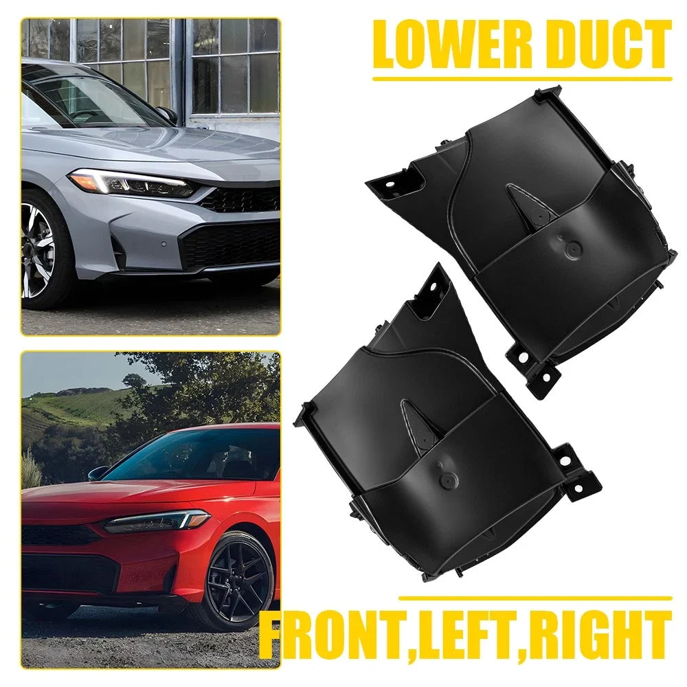 Front Bumper Cover Air Duct Lower Pair for Honda Civic (2025–2026)