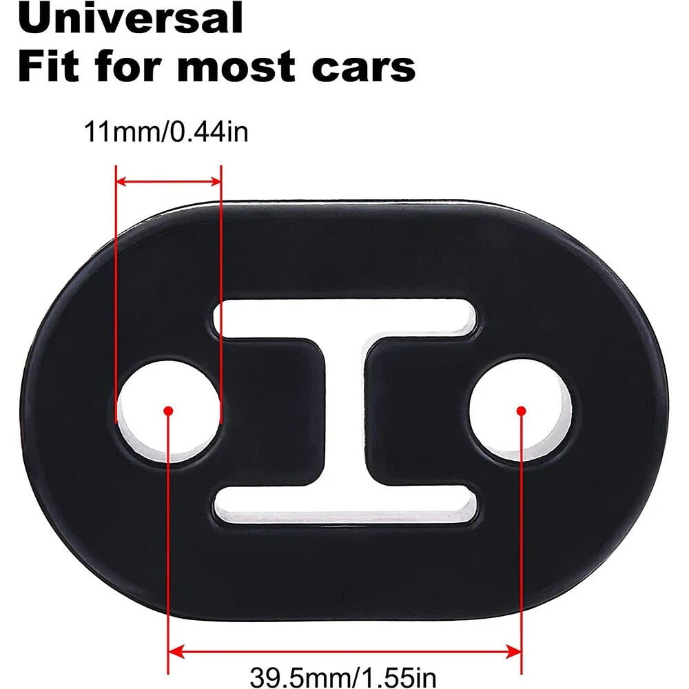 4X Exhaust Mount Rubber Insulator Grommet for