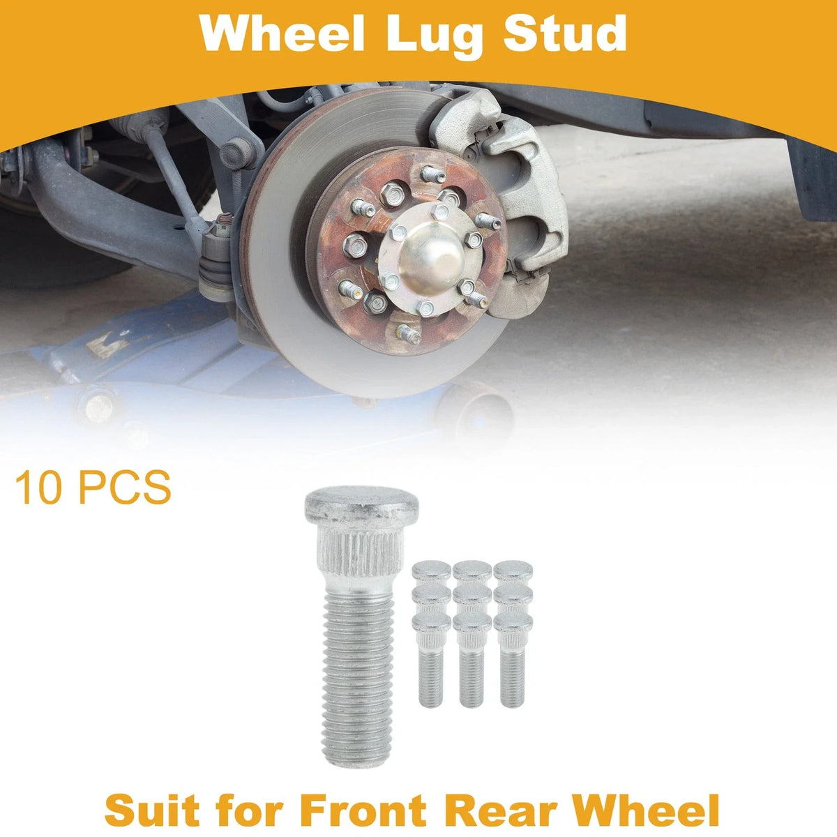 Set of 10 M12x1.5 Wheel Lug Studs for Lexus ES (2006–2025)