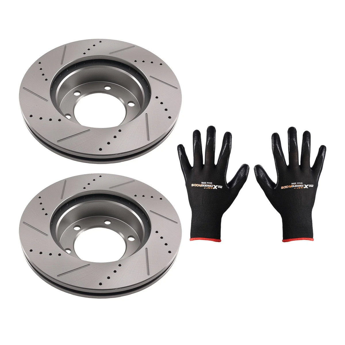 Set of 2 Front Brake Rotors for Toyota Sequoia Tundra (2000–2007)