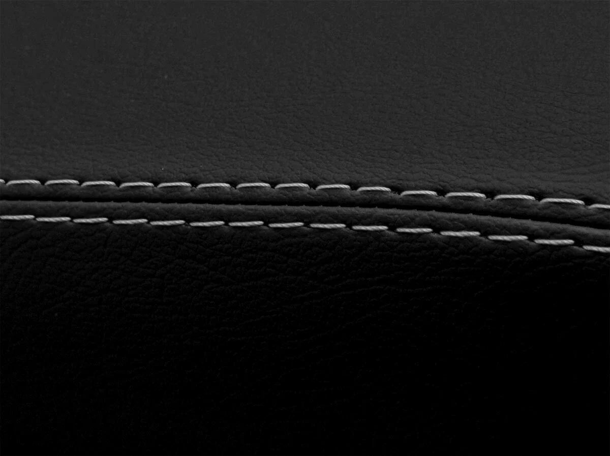 Leather Console Lid Armrest Cover for Honda Accord (1998–2002) Gray Stitch