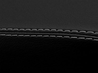 Leather Console Lid Armrest Cover for Honda Accord (1998–2002) Gray Stitch