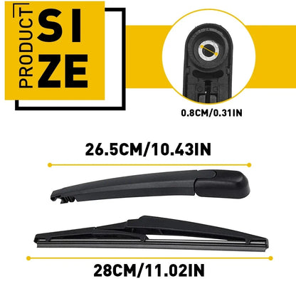 Rear Wiper Arm Blade for Kia Sorento (2011–2015) 988152F000 00009ADU11KA Black