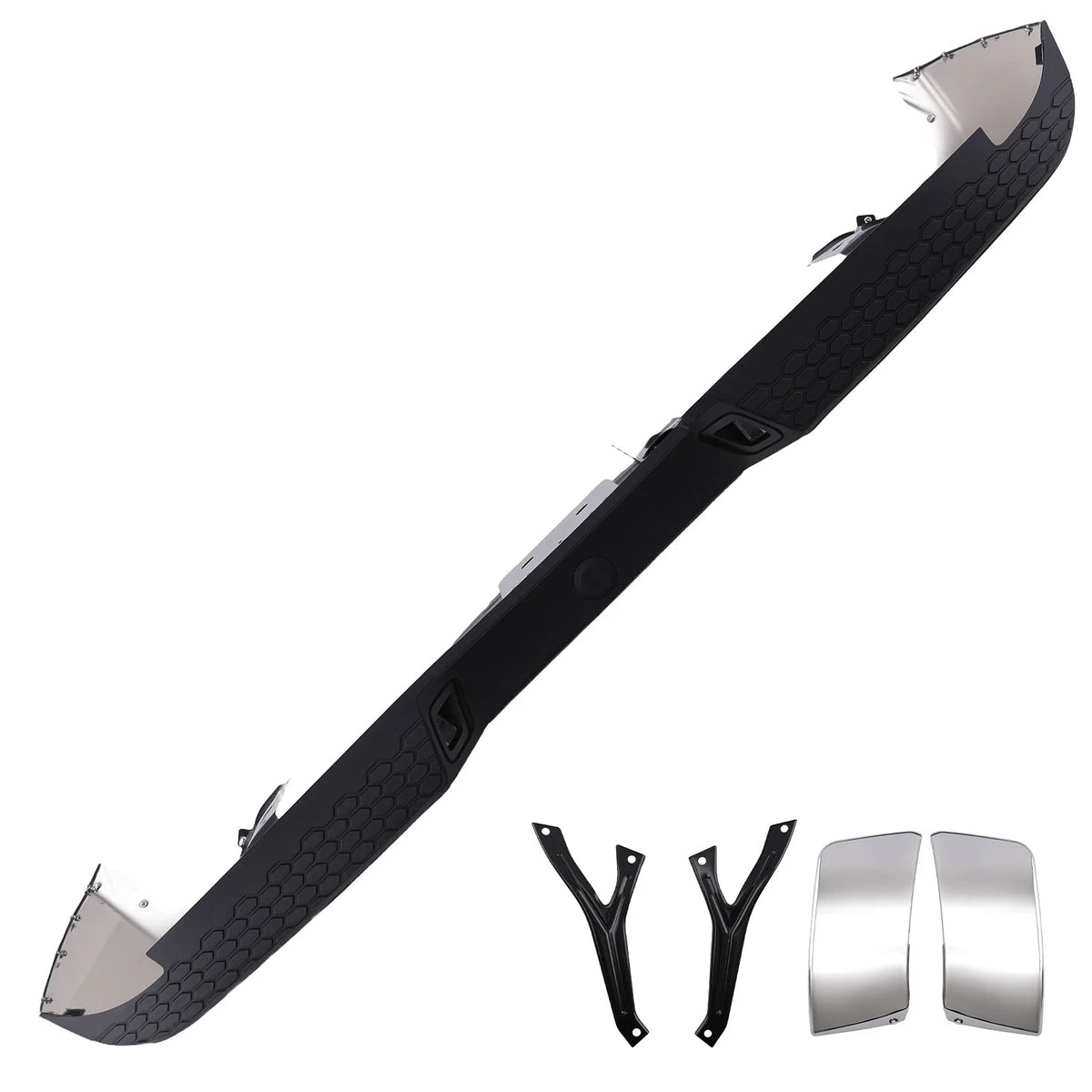 Chrome Rear Bumper for Ram 2500 3500 (2013–2018) 68049769AA Steel Bolt-On w/ Sensor