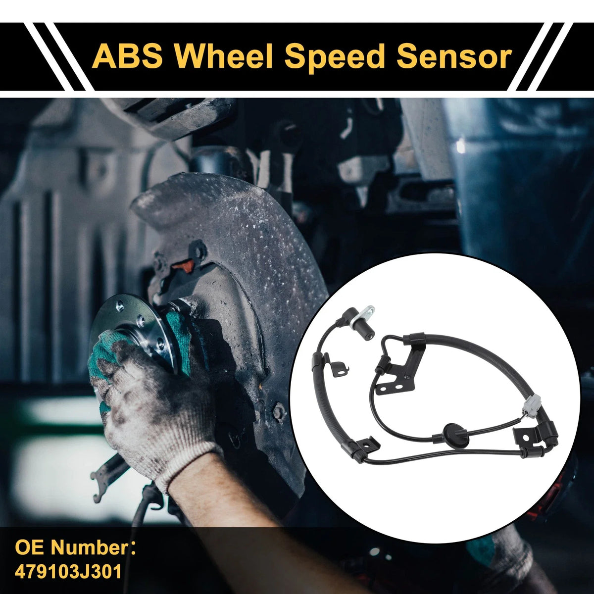 ABS Wheel Speed Sensor No. 479103J301 for Nissan Juke (2010–2019) Front Right