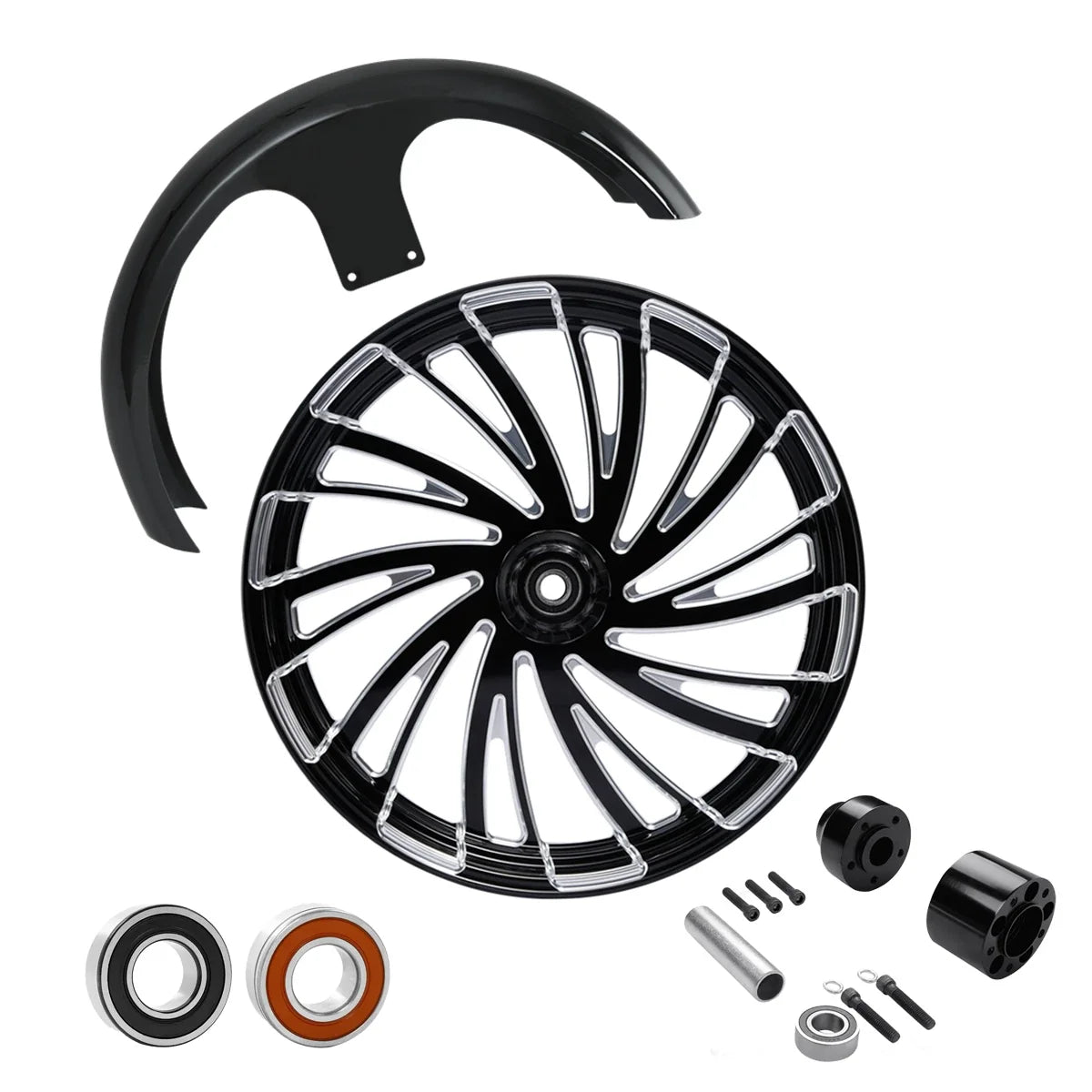 26" Front Wheel Rim for Harley Electra Glide (2008–2025) - Single Disc, Fender