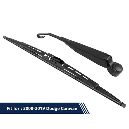 Set of 2 Rear Windshield Wiper Blade Arms 405mm for Dodge Grand Caravan (2008–2010)