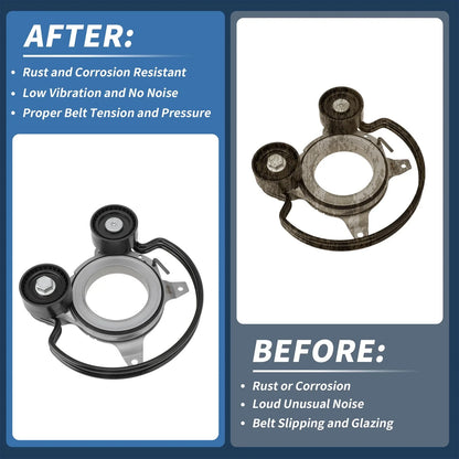 Belt Tensioner for Audi A4 (2015–2024) No. 06L903133Q Metal Plastic