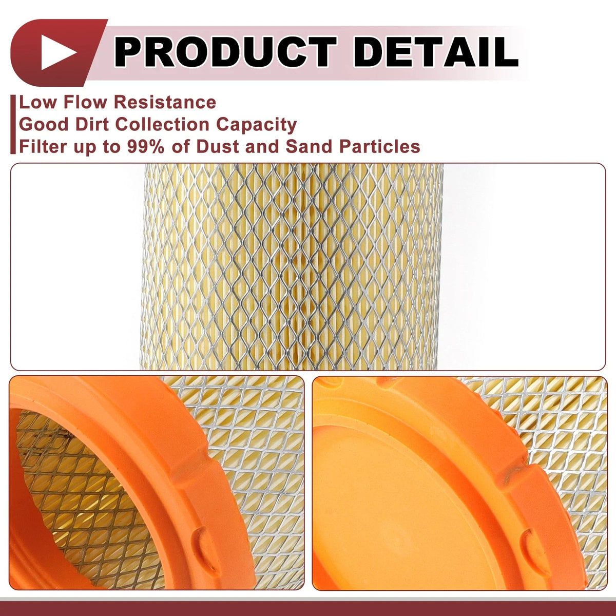 Car Engine Air Filter for Chevrolet Express 1500 (2001–2014) No. 22909882