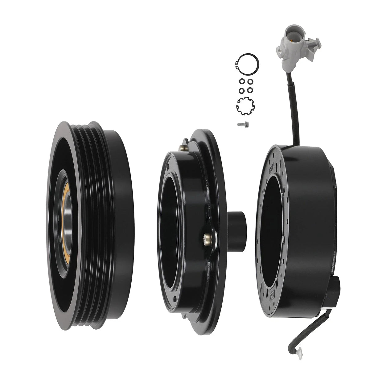 AC Compressor Clutch Kit Coil Pulley for Toyota Tacoma 4Cyl 2.4L 2.7L (1995–2004)