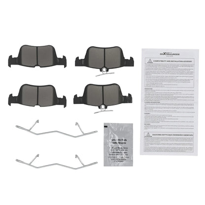 Rear Ceramic Brake Pads Kit for Ford Police Responder Hybrid (2019–2020) D1665