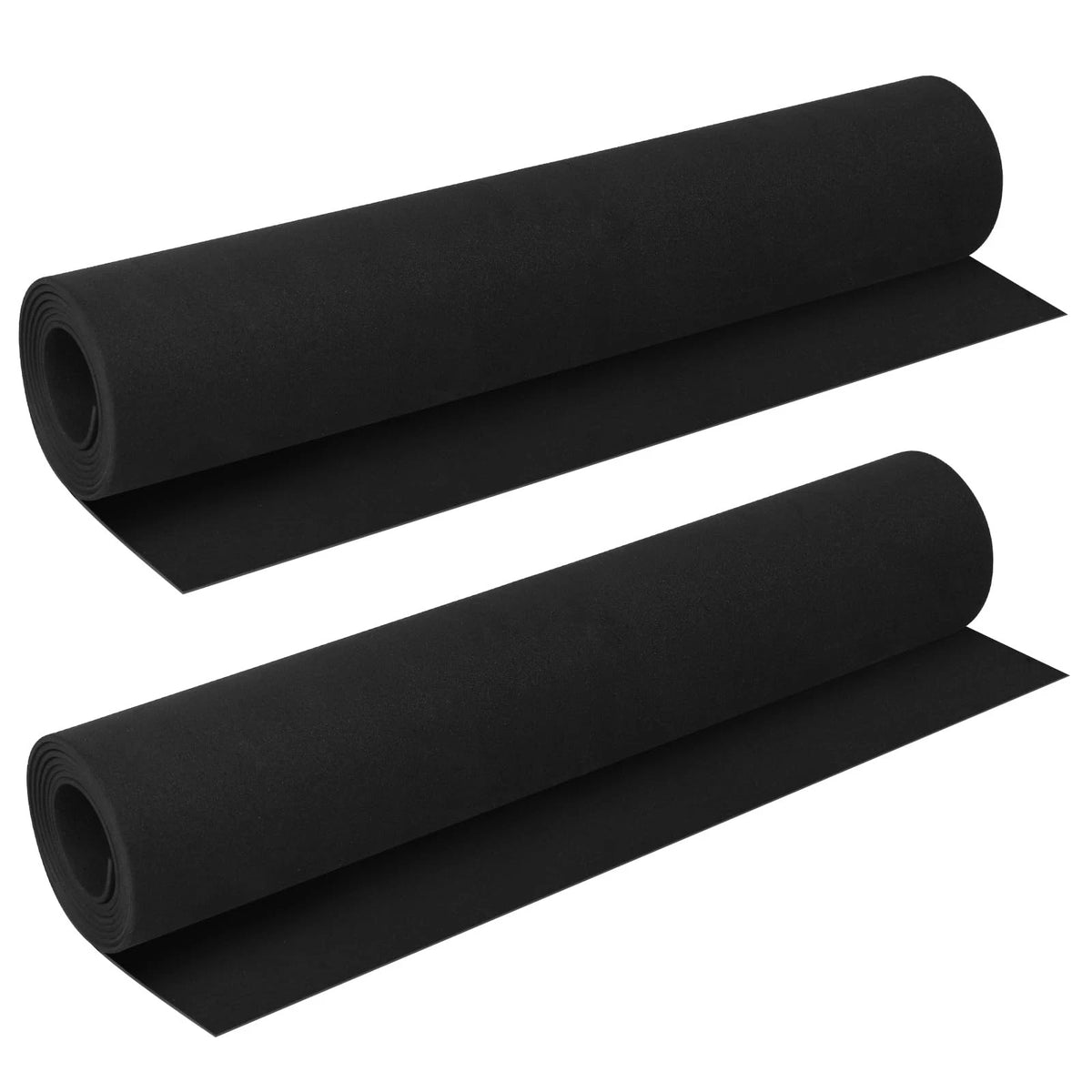 2X EVA Foam Roll for Cosplay (2mm Thick, Black)