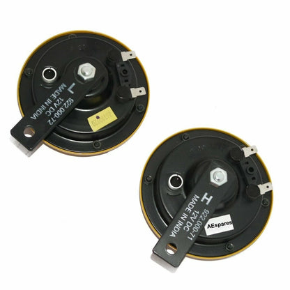 Dual Horns for Willys Jeeps (12V) - Sharp Tone, Yellow Panther