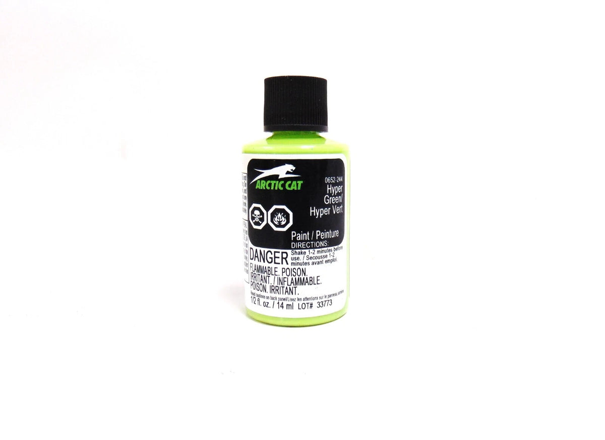 1/2 oz. Touch-Up Paint for Arctic Cat Snowmobile (0652-244) Hyper Green