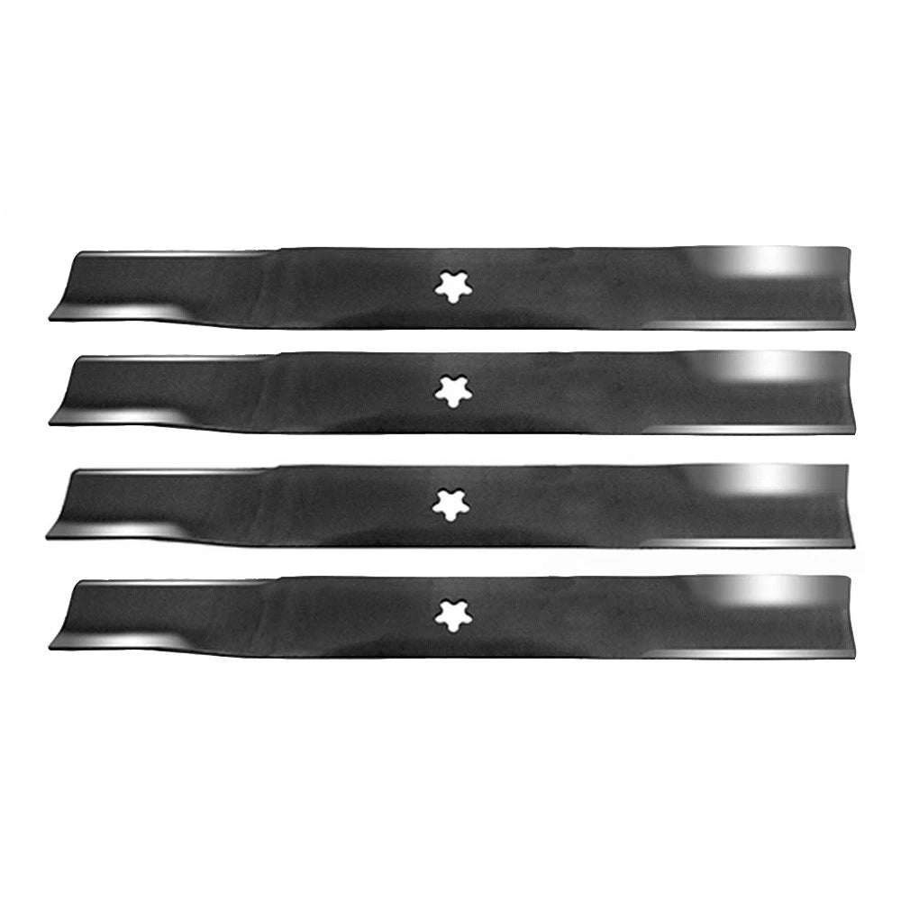 Set of 4 Medium Lift Lawn Mower Blades for Husqvarna HU600F HU675AWD