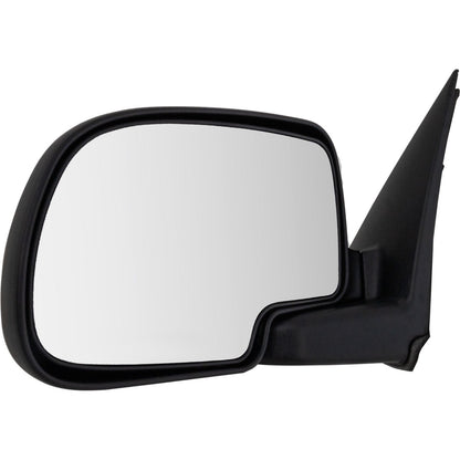 Left Manual Glass Mirror for 2000-06 Chevy Suburban 1500 GMC Yukon XL 1500
