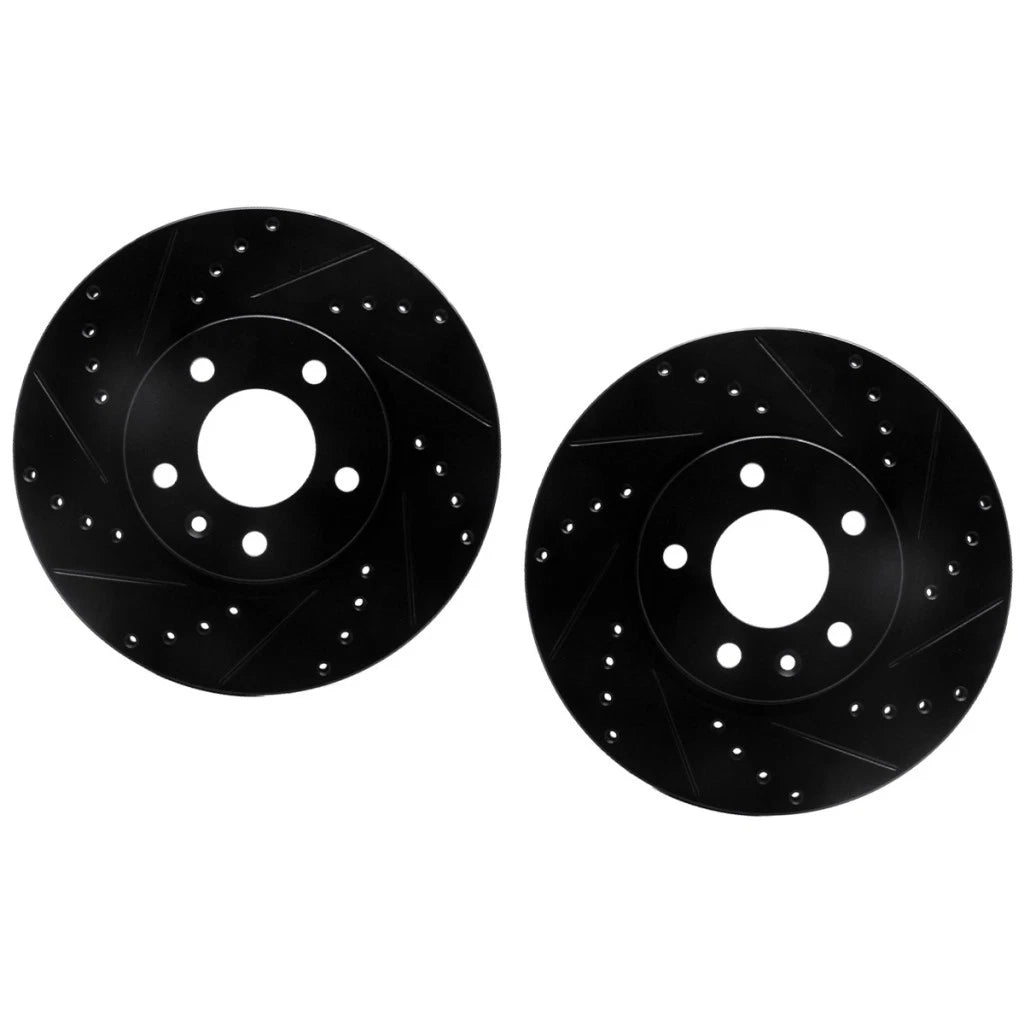 Rotor Set for Chevy Malibu (2016–2025) | Drilled and Slotted | ALX-PAU-DF-8002-45005-CLA5