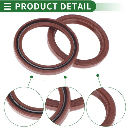 Set of 5 Oil Seal Rotary Shaft Seal FKM Rubber 28x35x4mm