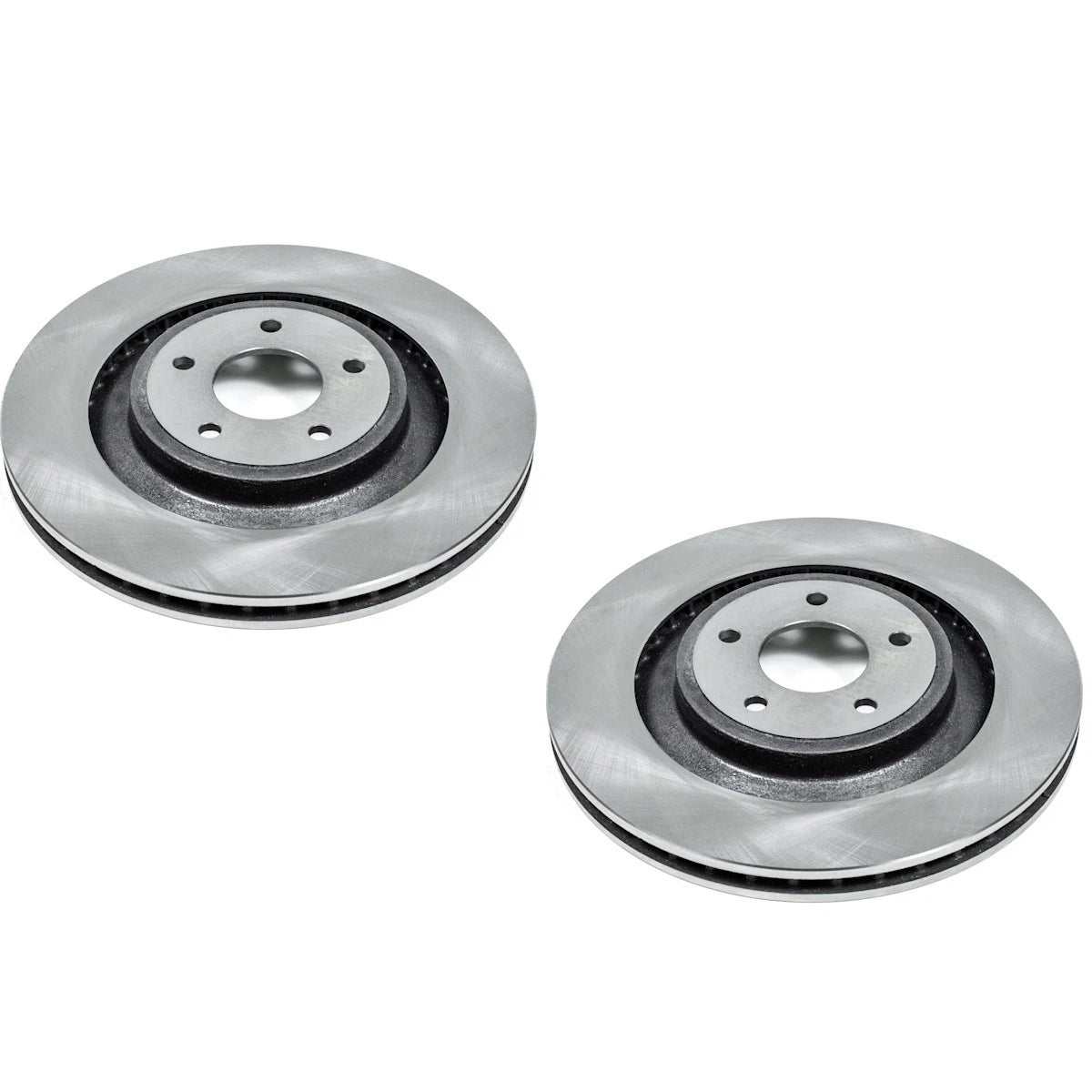 Set of 2 Powerstop Brake Discs Front for Dodge Avenger 200 (2008–2014)