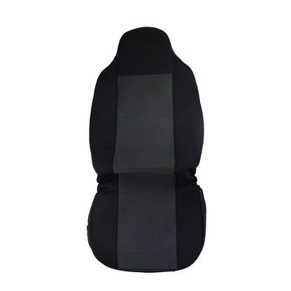 Set of 2 Hi-Back Car Seat Covers for Ford Ranger (2004–2012) Deep Gray