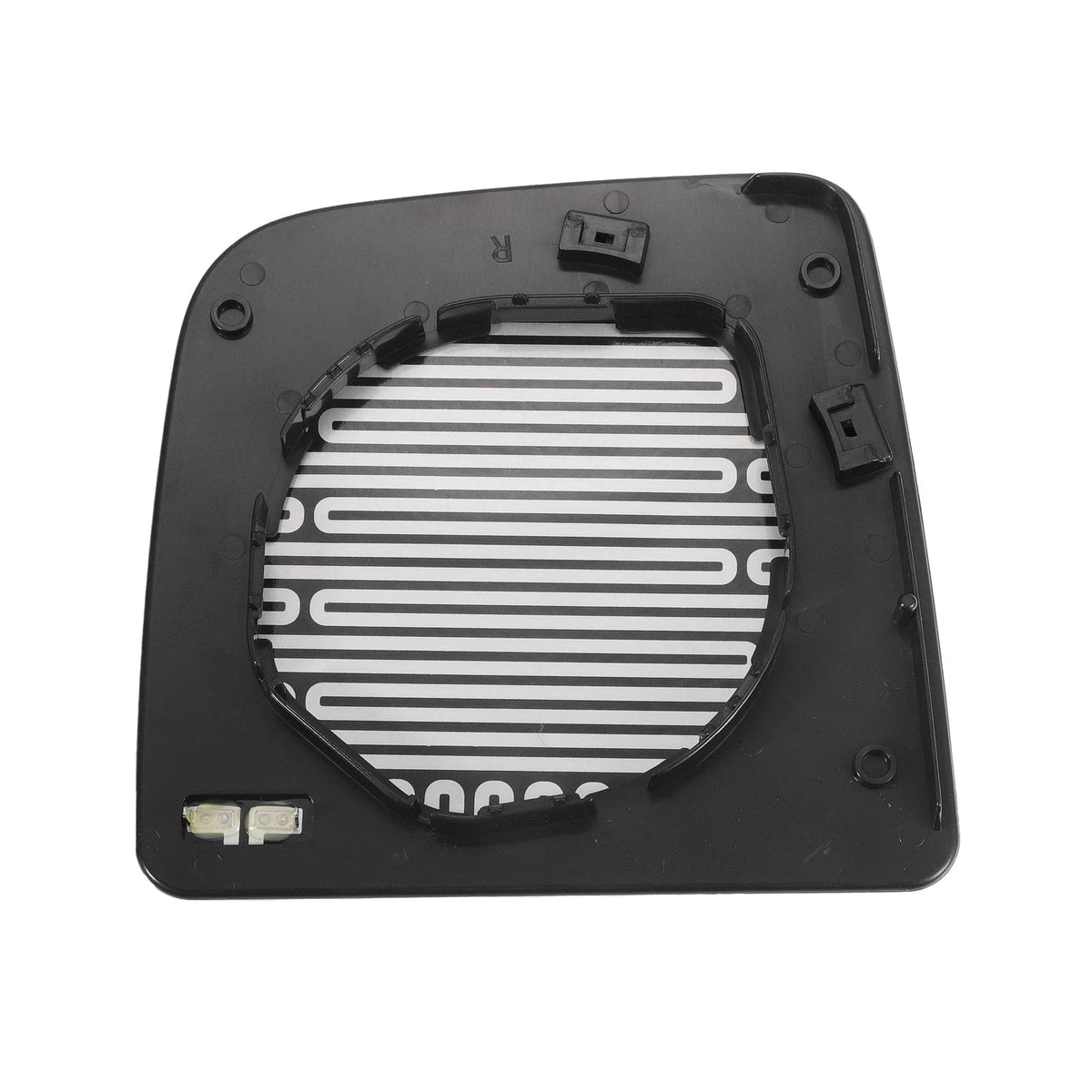 Pair Upper Heated White Mirror Glass for Nissan Titan 