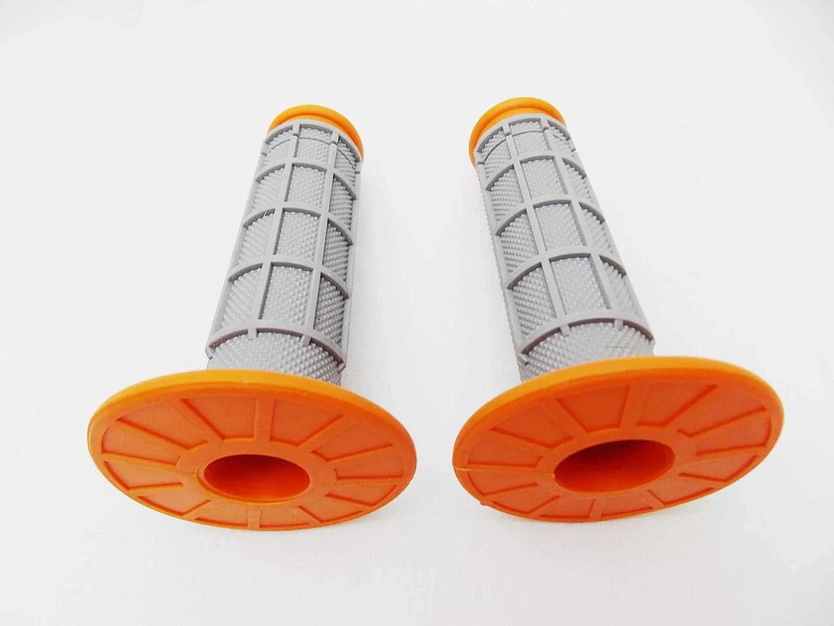 Orange Grey Forseti Hand Grip Set for Honda CR250