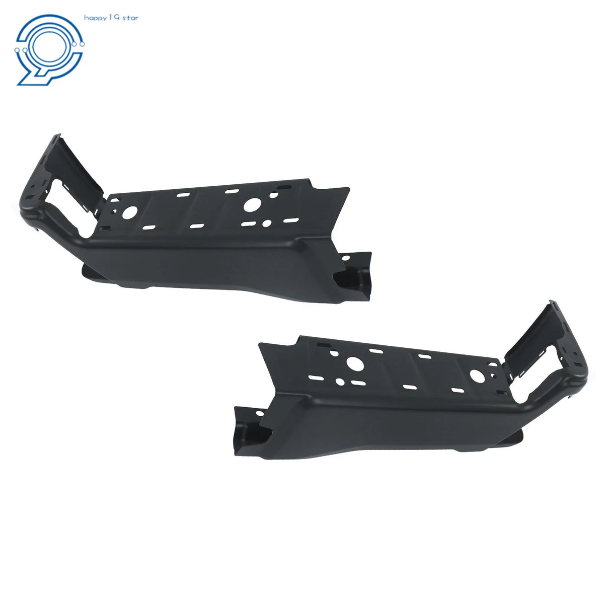 Black Rear Bumper End Caps for Ford F-250 F-350 F-450 (2023–2025)